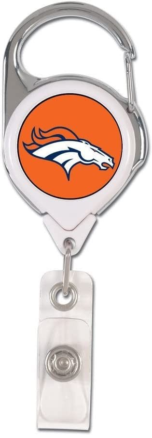 Denver Broncos Reel 2 Sided ID Badge Holder Retractable 47396011 Heartland Flags