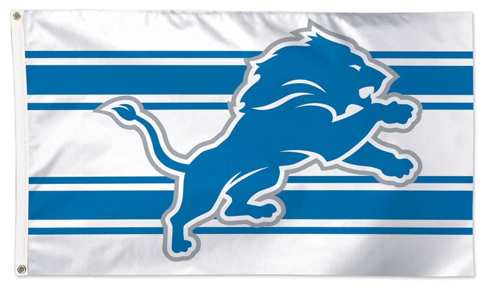 Detroit Lions Flag 3x5 Away Stripes 32411321 Heartland Flags