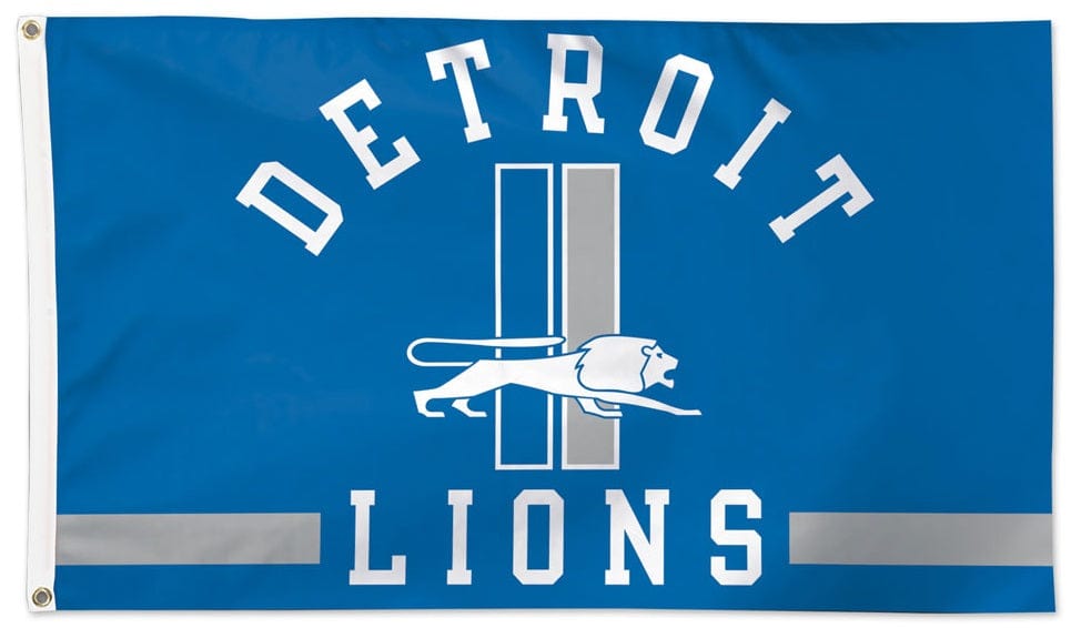 Detroit Lions Flag 3x5 Classic Logo 32413321 Heartland Flags