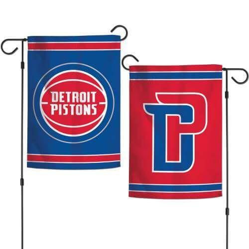 Detroit Pistons Garden Flag 2 Sided Logo 85491027 Heartland Flags