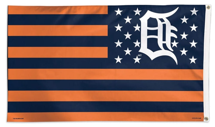 Detroit Tigers Flag 3x5 Americana 02743115 Heartland Flags