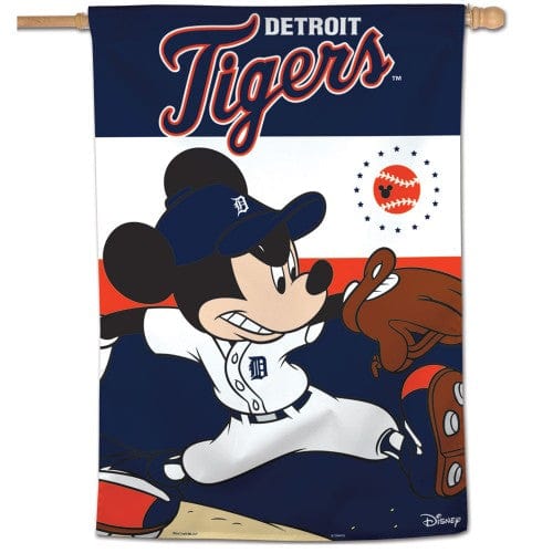 Detroit Tigers Flag Mickey Mouse Banner 88233118 Heartland Flags