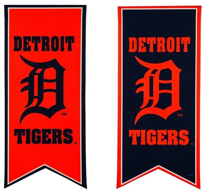 Detroit Tigers Garden Flag 2 Sided Long Pennant 14LB4209XL Heartland Flags