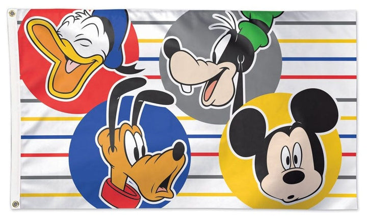 Disney Mickey Mouse and Friends 3x5 Flag Goofy, Pluto, Donald 94328118 Heartland Flags