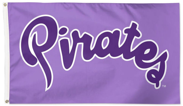 East Carolina Pirates Flag 3x5 Logo Powder Purple 71083323 Heartland Flags