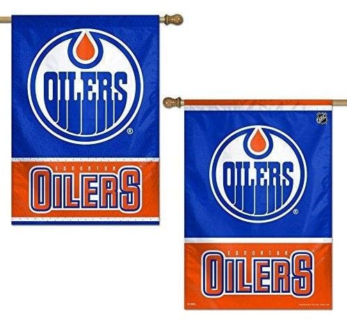 Edmonton Oilers Banner 2 Sided Vertical Flag 98161013 Heartland Flags