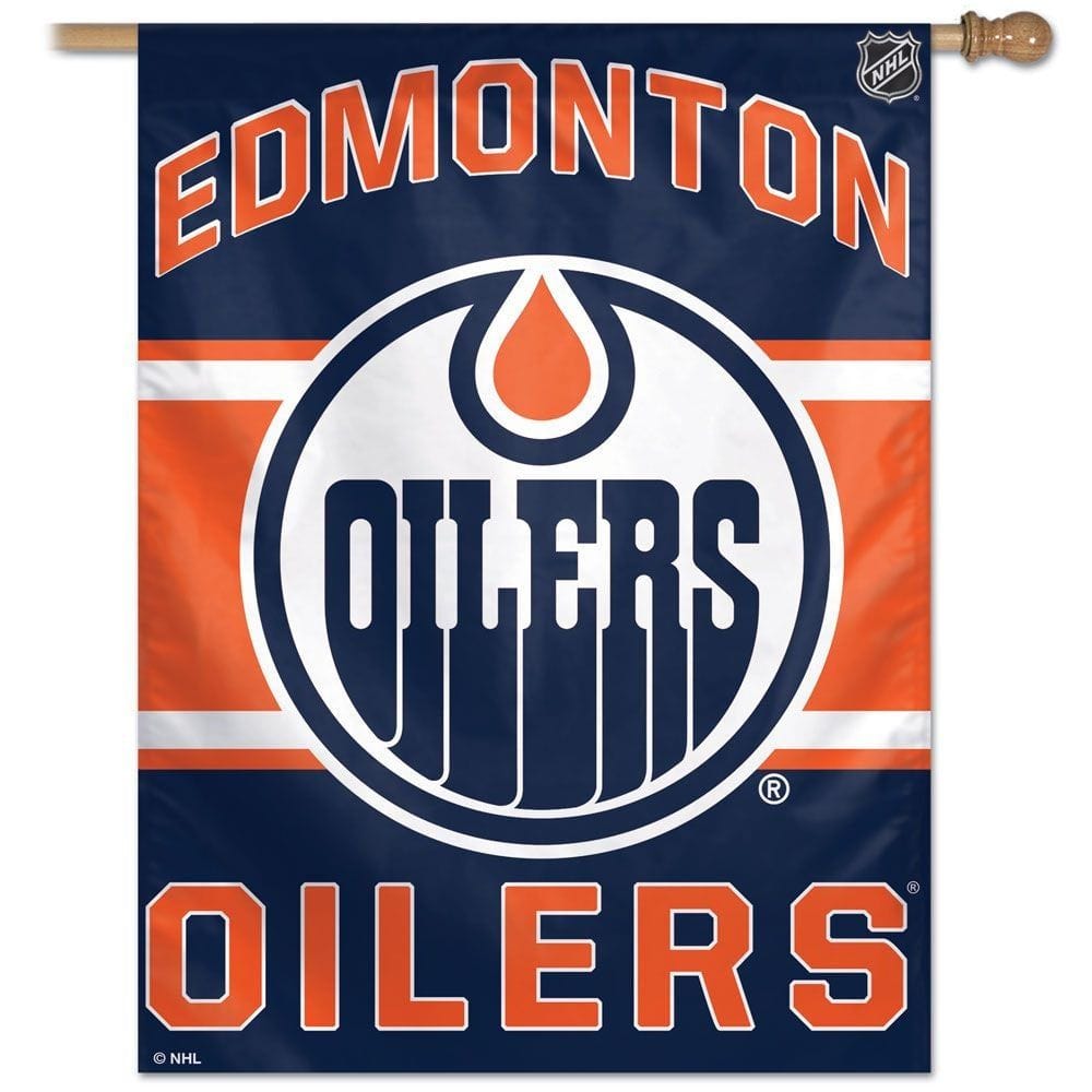 Edmonton Oilers Banner Vertical House Flag 01528014 Heartland Flags