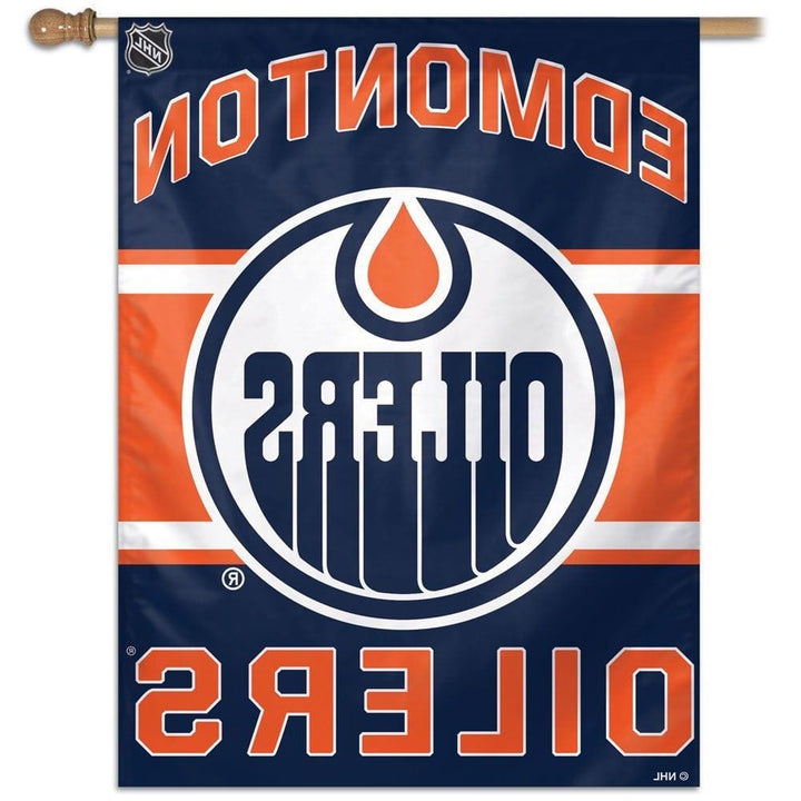 Edmonton Oilers Banner Vertical House Flag 01528014 Heartland Flags