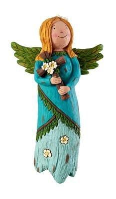 Faith Garden Angel Figurine Wings of Whimsy Cross WW011 Heartland Flags