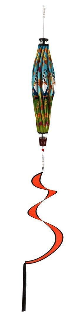 Fall Plaid Gnome Balloon Spinner Wind Catcher 45B367 Heartland Flags