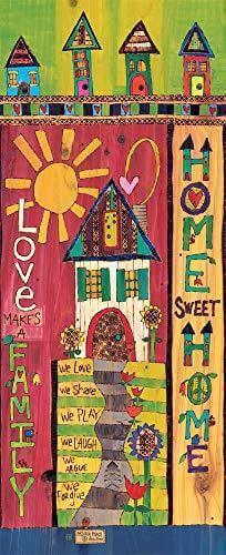 Family Home Art Pole 40 Inches Tall Home Sweet Home PL1133 Heartland Flags