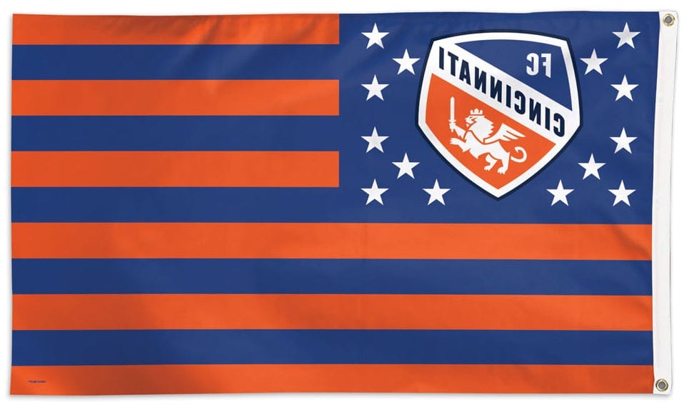 FC Cincinnati Flag 3x5 Americana Stars and Stripes 30178119 Heartland Flags
