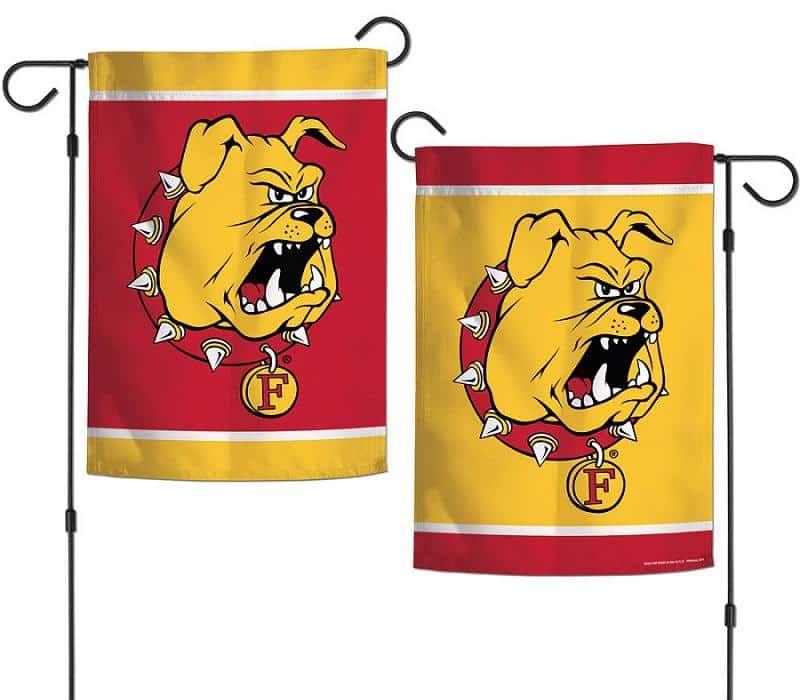 Ferris State University Garden Flag 2 Sided Bulldogs 47086119 Heartland Flags