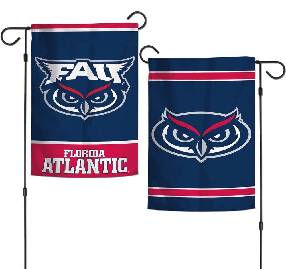 Florida Atlantic Garden Flag 2 Sided FAU Logo 64282118 Heartland Flags