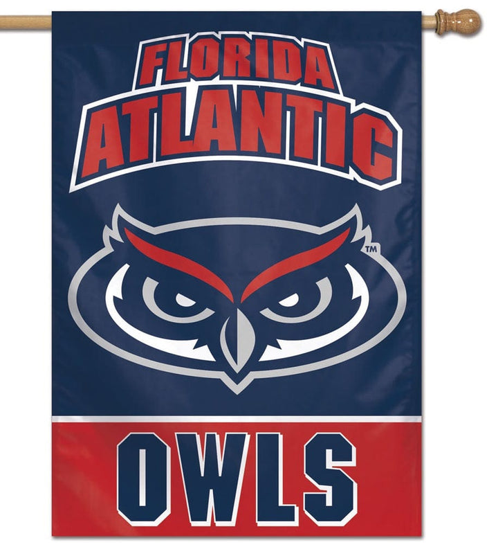 Florida Atlantic Owls Banner Vertical Flag 23123017 Heartland Flags