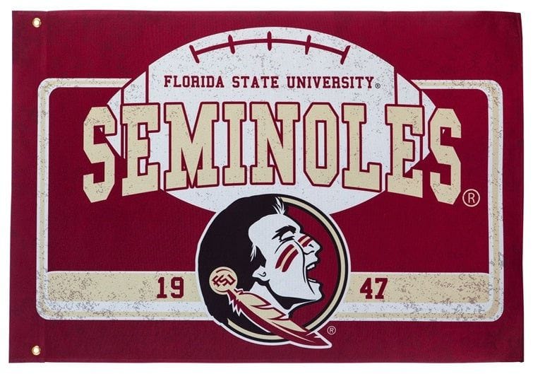 Florida State Seminoles Flag 2 Sided Football 17L918 Heartland Flags