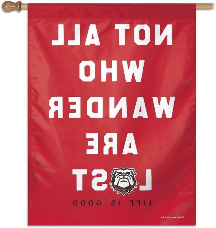 Georgia Bulldogs Flag Life Is Good Vertical House Banner 98327116 Heartland Flags