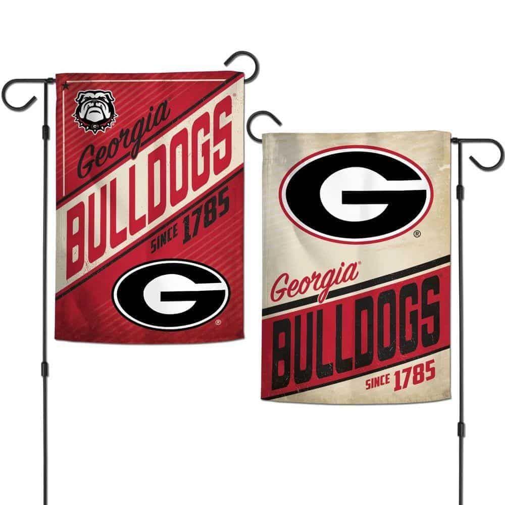 Georgia Bulldogs Garden Flag 2 Sided Retro Vintage 42275321 Heartland Flags