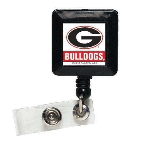 Georgia Bulldogs Reel Retractable Name Badge Holder 26164011 Heartland Flags