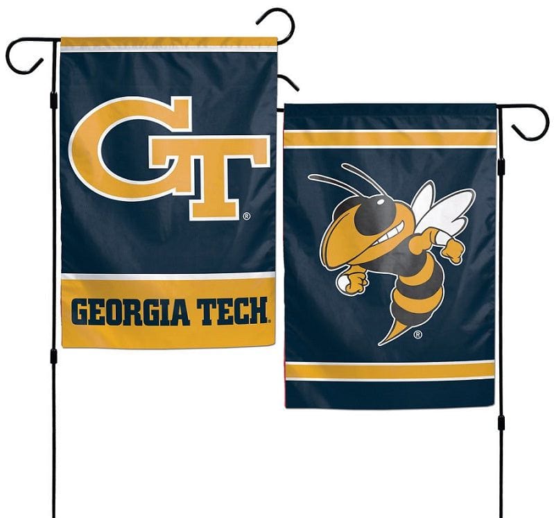 Georgia Tech Garden Flag 2 Sided GT Logo 21310017 Heartland Flags