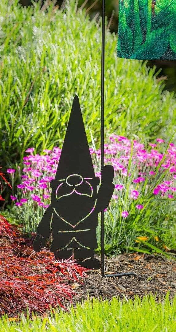 Gnome Laser Cut Garden Stand 3 Piece 43 Inches Tall 20154 Heartland Flags