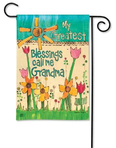 Greatest Blessings Garden Flag Grandkids Grandma 31829 Heartland Flags