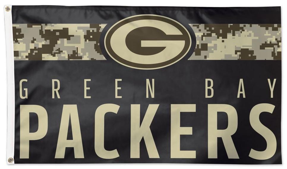 Green Bay Packers Flag 3x5 Military Digi Camouflage 32462321 Heartland Flags