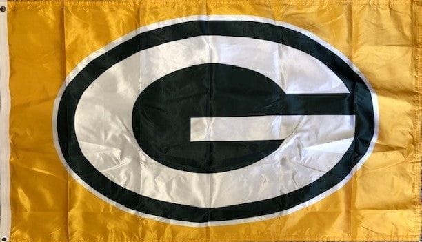 Green Bay Packers Flag 3x5 Yellow Single Sided or Double Sided 38902118 Heartland Flags