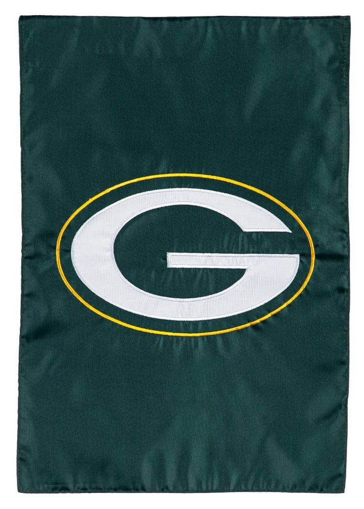 Green Bay Packers Garden Flag 2 Sided Applique 16A3811 Heartland Flags
