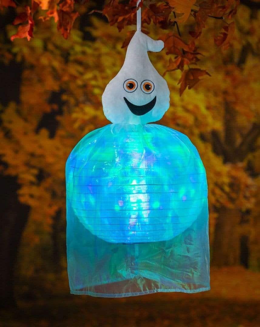 Halloween Ghost Beaming Buddies Collapsible Lantern 45L320 Heartland Flags