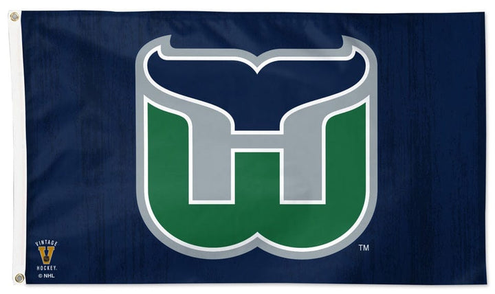 Hartford Whalers Flag 3x5 Logo Vintage 41631321 Heartland Flags