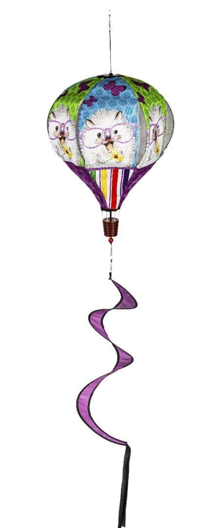 Hedgehog Pal Balloon Spinner Burlap 45BB471 Heartland Flags