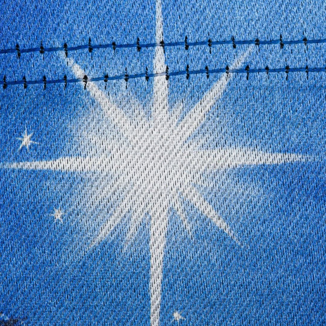 Holy Night Nativity Christmas Garden Flag 2 Sided Lustre 14LU10602 Heartland Flags