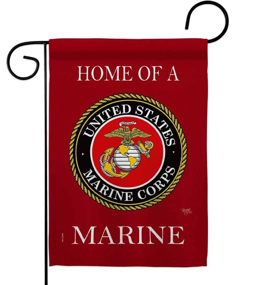Home Of A Marine Garden Flag 2 Sided United States Marine Corp 58473 Heartland Flags