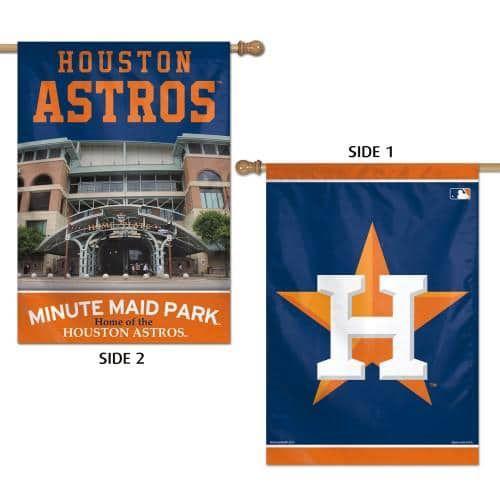 Houston Astros Flag 2 Sided House Banner Logo Minute Maid Park 47910013 Heartland Flags