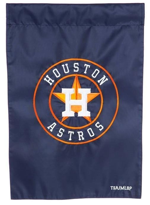 Houston Astros Garden Flag 2 Sided Applique 164210 Heartland Flags