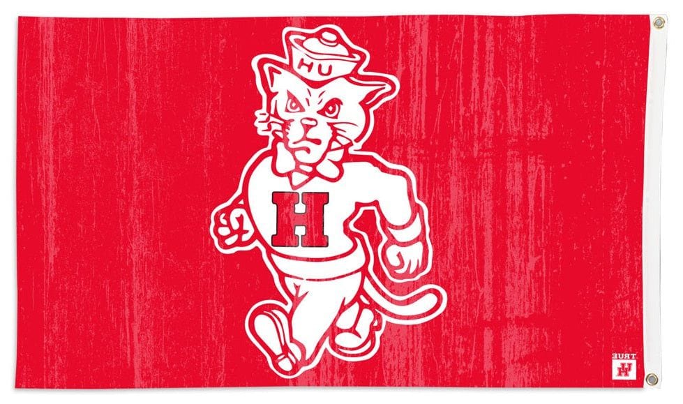 Houston Cougars Flag 3x5 Vintage Retro Logo 62337322 Heartland Flags