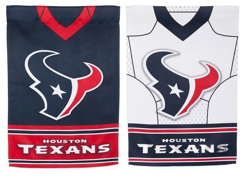 Houston Texans Garden Flag 2 Sided Foil Jersey 14S3812BLJ Heartland Flags