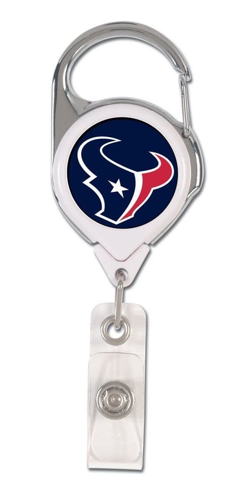Houston Texans Reel Retractable 2 Sided Badge Holder 47399011 Heartland Flags