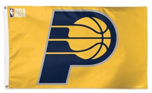 Indiana Pacers Flag 3x5 Yellow Logo 63404118 Heartland Flags