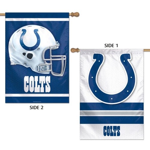Indianapolis Colts Flag 2 Sided House Banner Two Designs 20971013 Heartland Flags