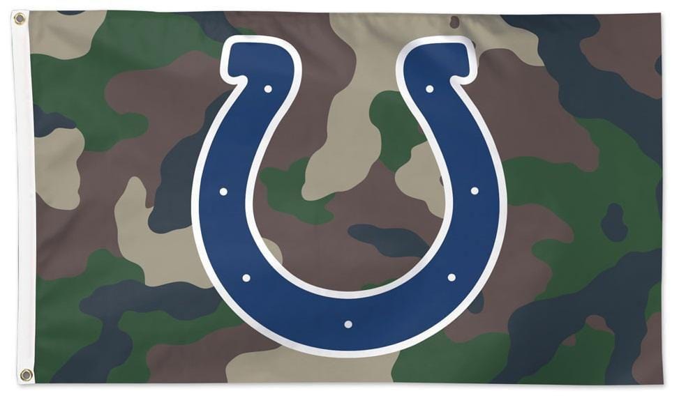 Indianapolis Colts Flag 3x5 Armed Forces Camo 33004321 Heartland Flags