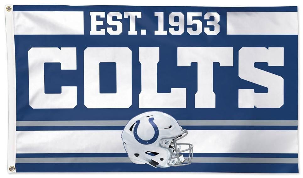 Indianapolis Colts Flag 3x5 Est 1953 33007321 Heartland Flags