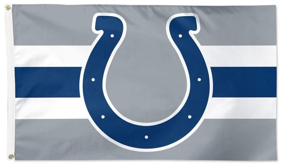 Indianapolis Colts Flag 3x5 Grey Logo 33006321 Heartland Flags