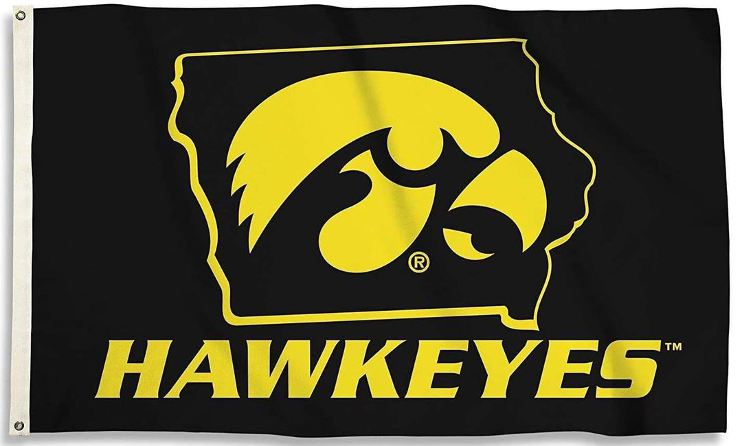 Iowa Hawkeyes Flag 3x5 Hawkeye State 35224 Heartland Flags