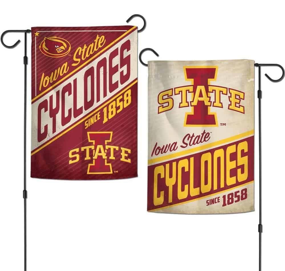 Iowa State Cyclones Garden Flag 2 Sided Retro 43067321 Heartland Flags