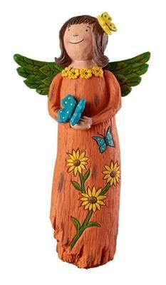It's a New Day Garden Angel Figurine Wings of Whimsy WW013 Heartland Flags