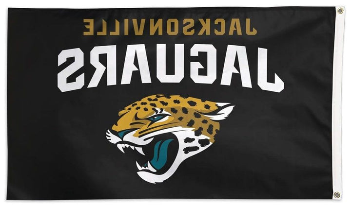Jacksonville Jaguars Flag 3x5 Logo Black 01811115 Heartland Flags