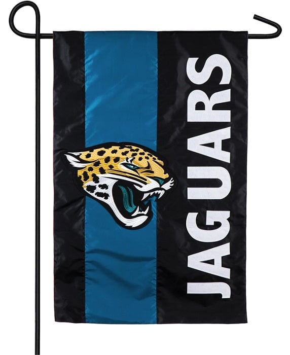 Jacksonville Jaguars Garden Flag 2 Sided Applique Logo 16SF3814 Heartland Flags