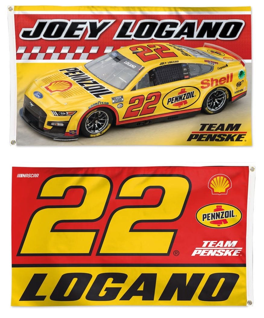 Joey Logano Flag 3x5 Pennzoil Car 2 Sided 2023 03934123 Heartland Flags
